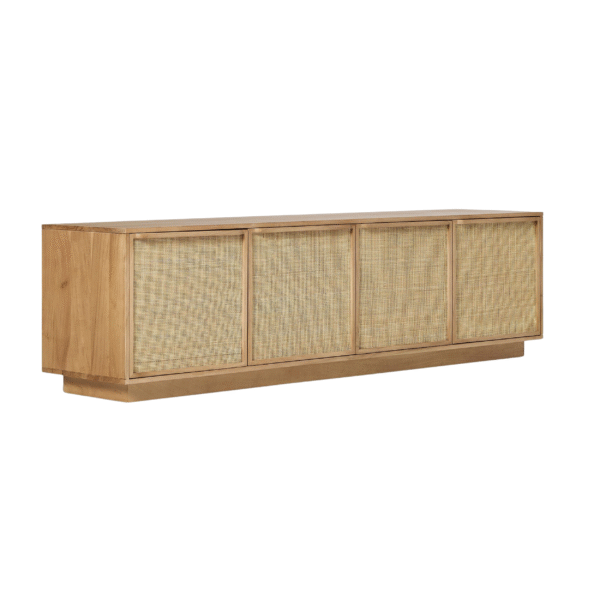 Furn Heaven Solara Woven Rattan Media Console