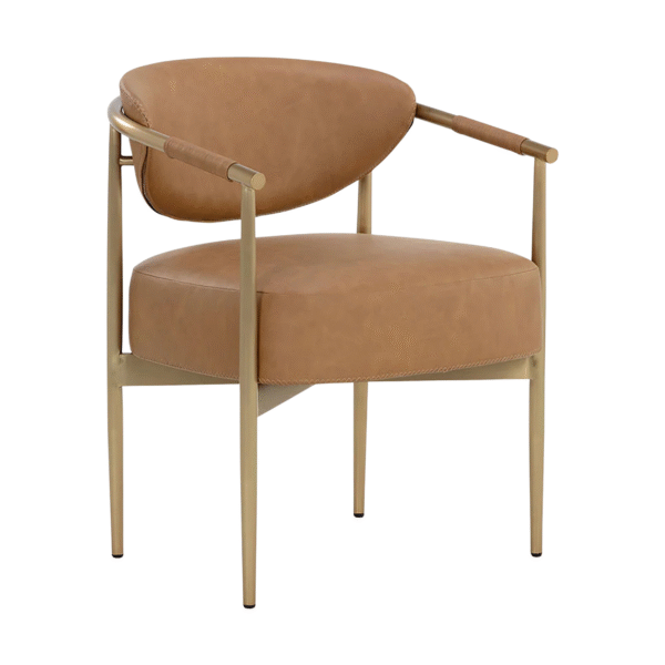 Furn Heaven Oslo Tan Lounge Chair