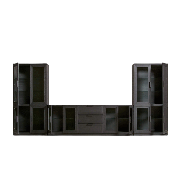 Furn Heaven Noir Vault Media Wall Unit