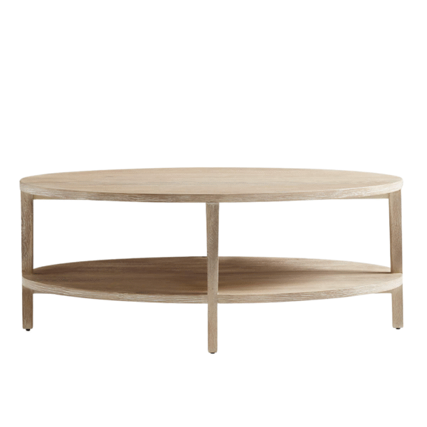 Furn Heaven Nordic Round Oak Coffee Table