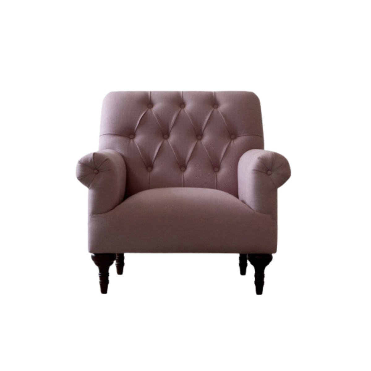 Furnheaven Brera Tufted Fabric Armchair