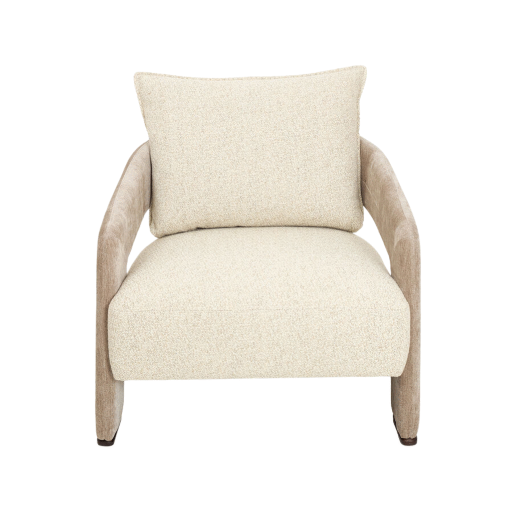 Furnheaven Butaca beige Regina 83x82x69cm Clau&Chloe