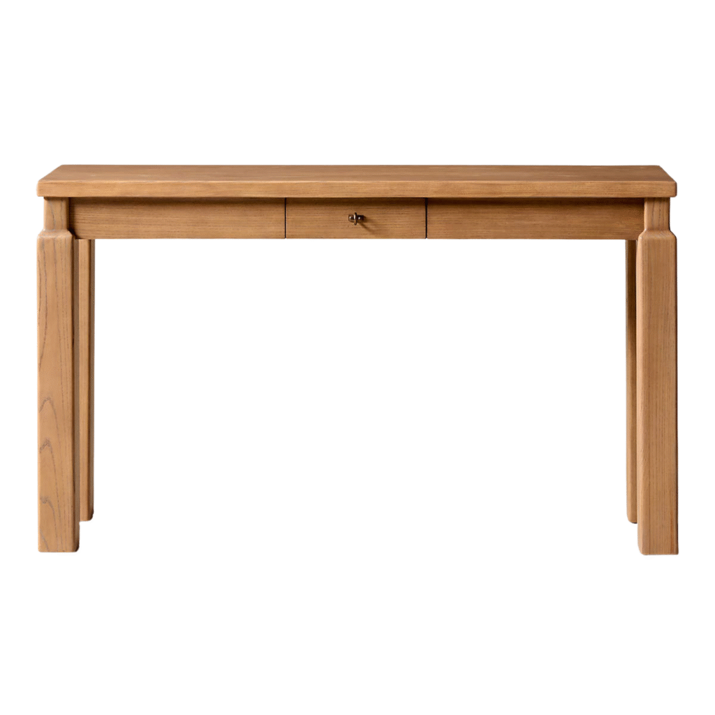 Furnheaven Daybreak 54 Light Ash Wood Console Table