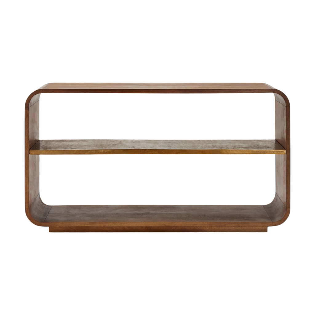 Furnheaven Karin Waterfall Console Table (58)