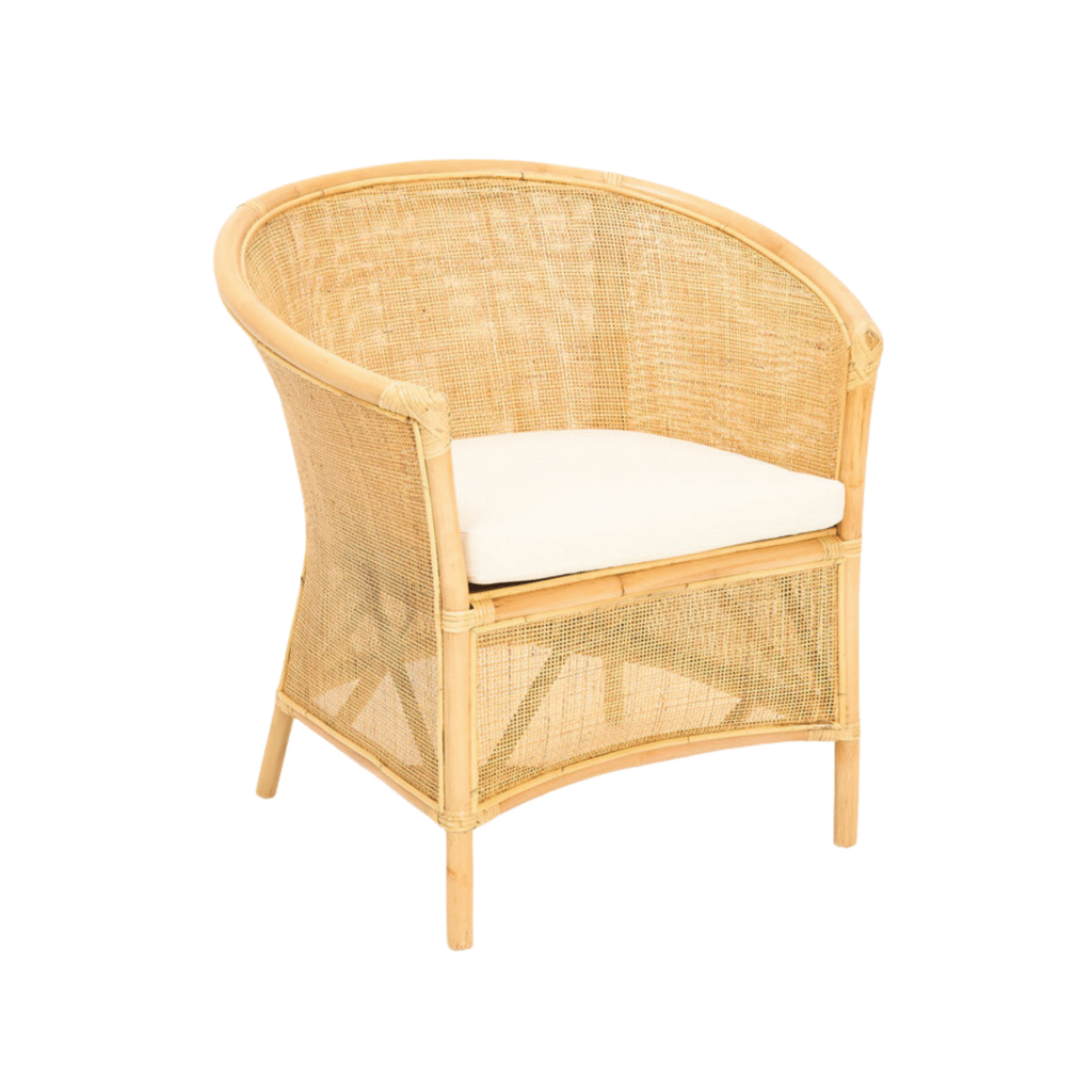 Furnheaven Milos beige rattan armchair 76x65x80cm
