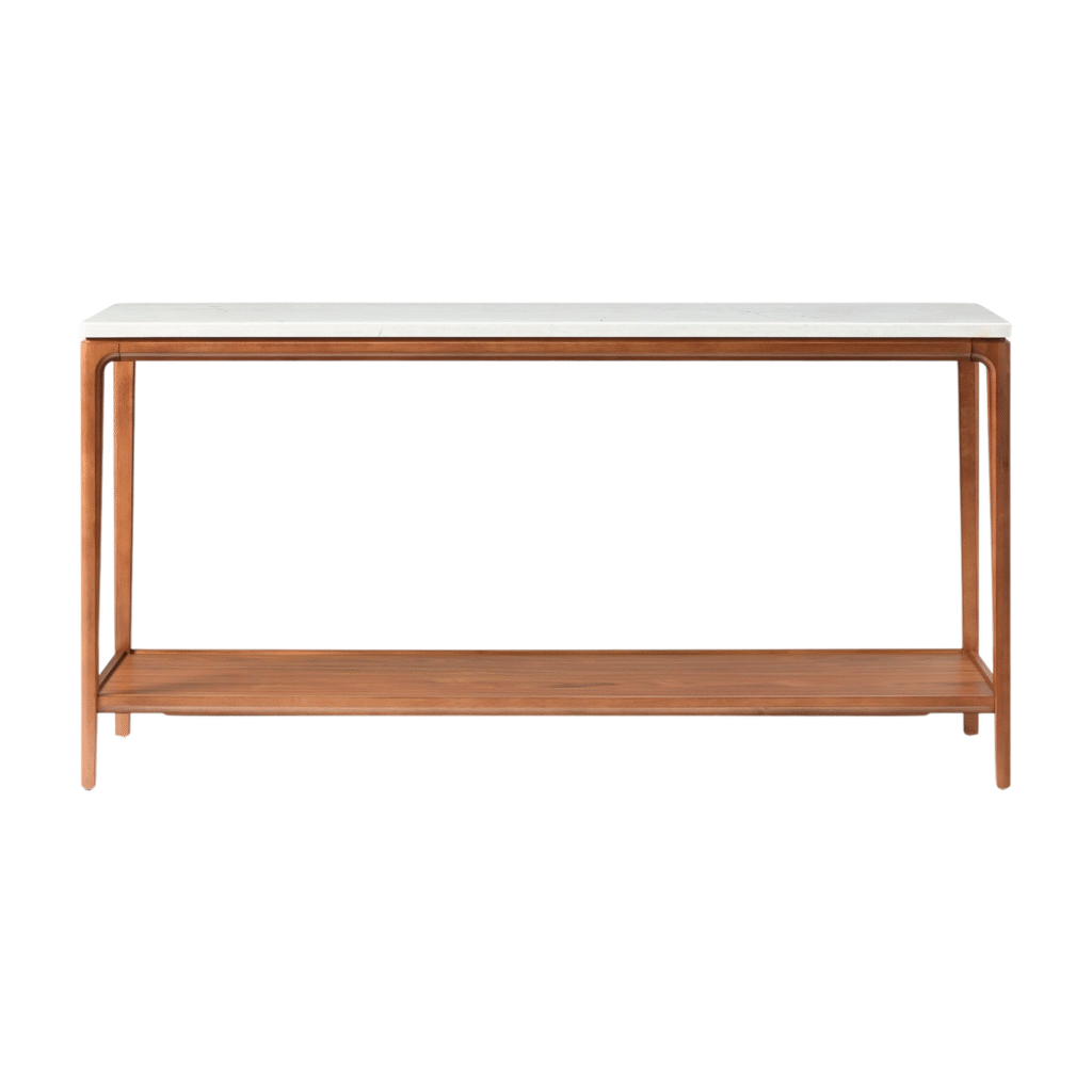 Furnheaven Parker Marble Console (60")
