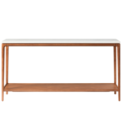 Furnheaven Parker Marble Console (60")