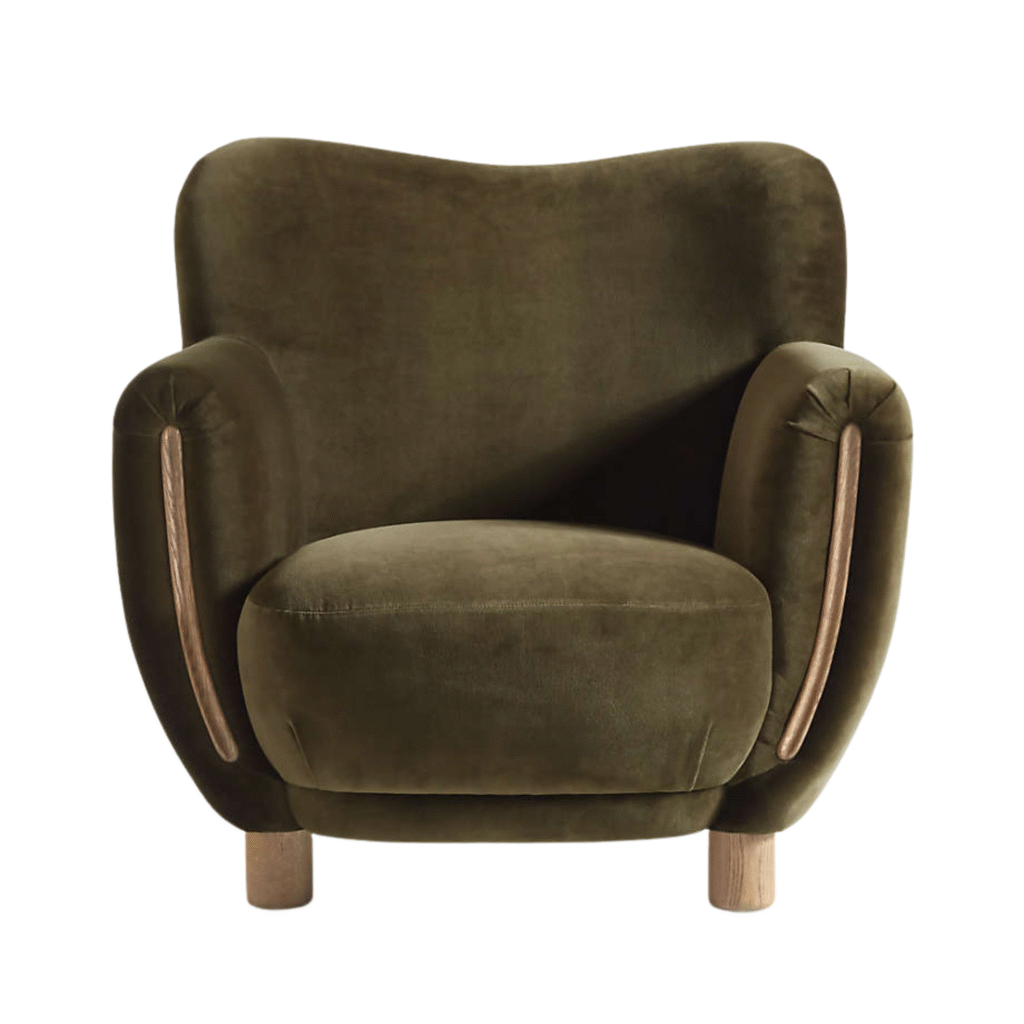 Furnheaven Rumford Accent Chair by Jake Arnold