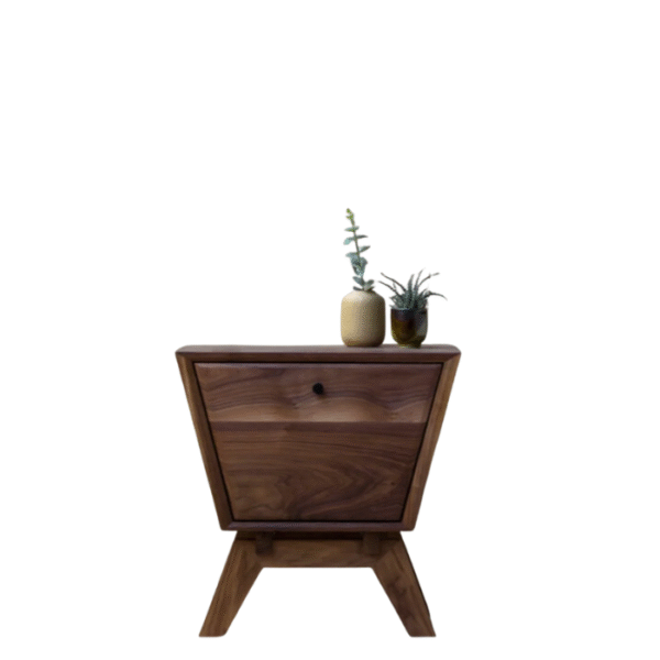 Furnheaven Naila Walnut Bedside