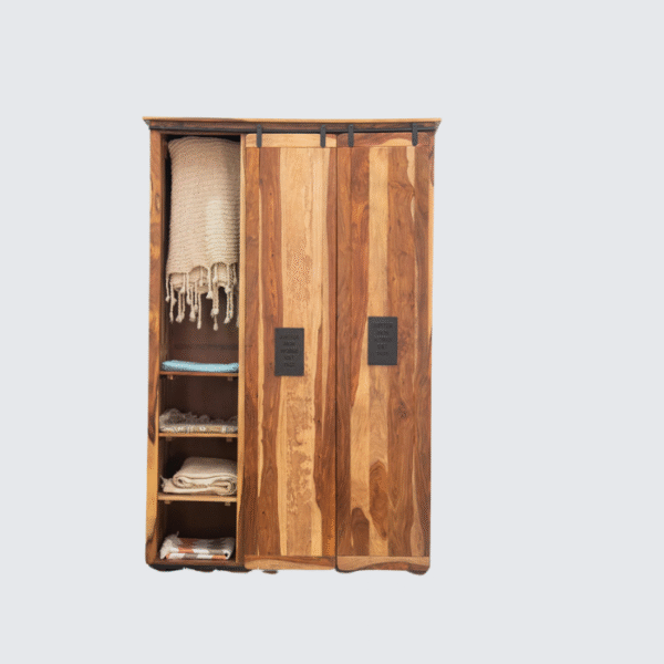 Furnheaven Locomo Wooden Wardrobe
