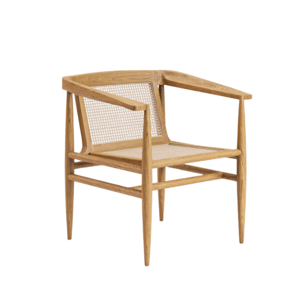 Furn Heaven Scandinavian Cane Cafe Armchair