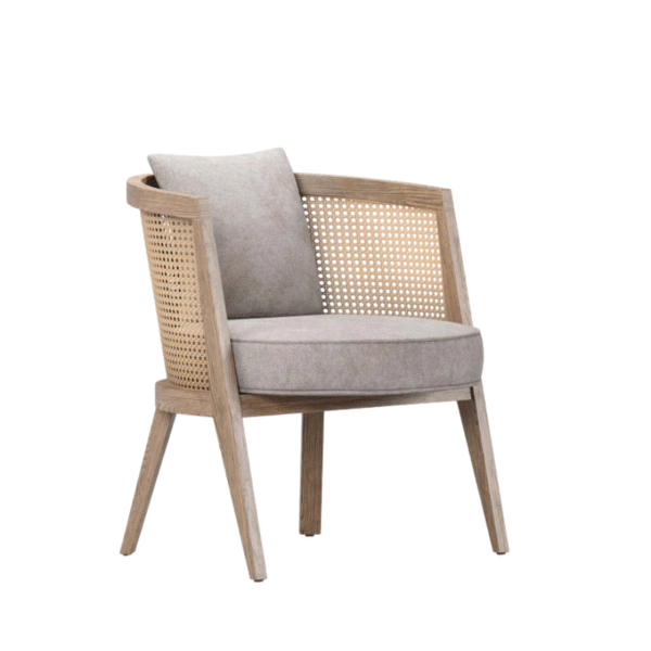 Furn Heaven Modern Cane Cafe Armchair