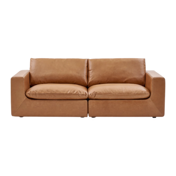 Furnheaven Paula Leather 3 Seater Sofa