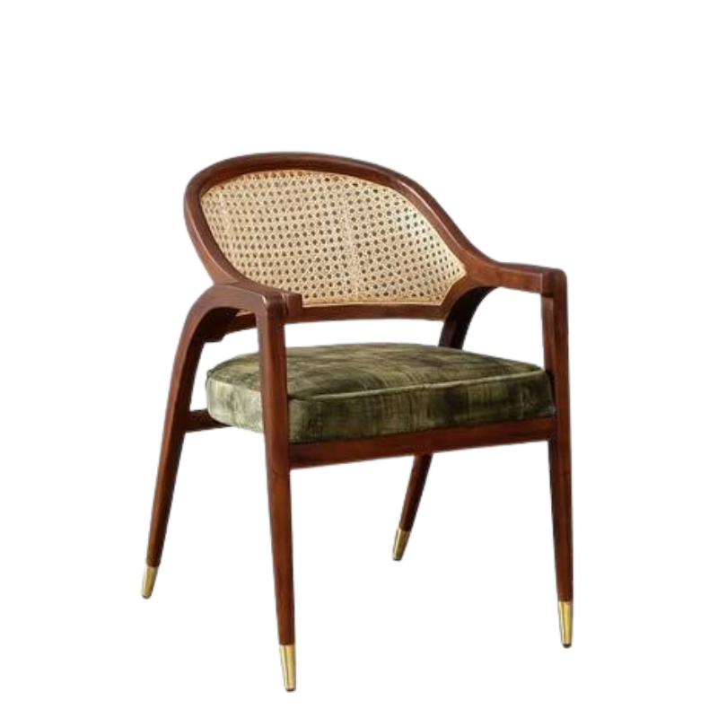 Cane Curve Dining Chair