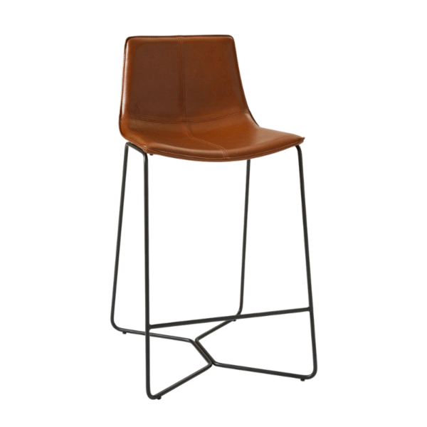 Furn Heaven Modern Leather Bar Stool