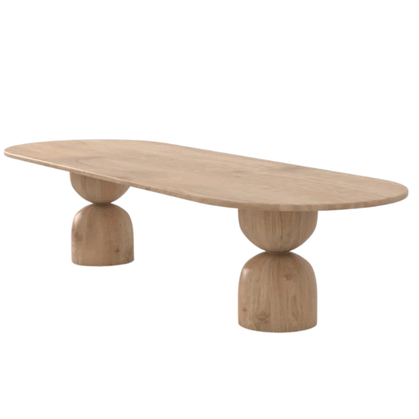 Furn Heaven Sculpted Dome Dining Table