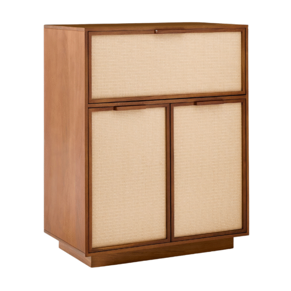 Furnheaven Douglas Solid Wood Tatami Bar Cabinet