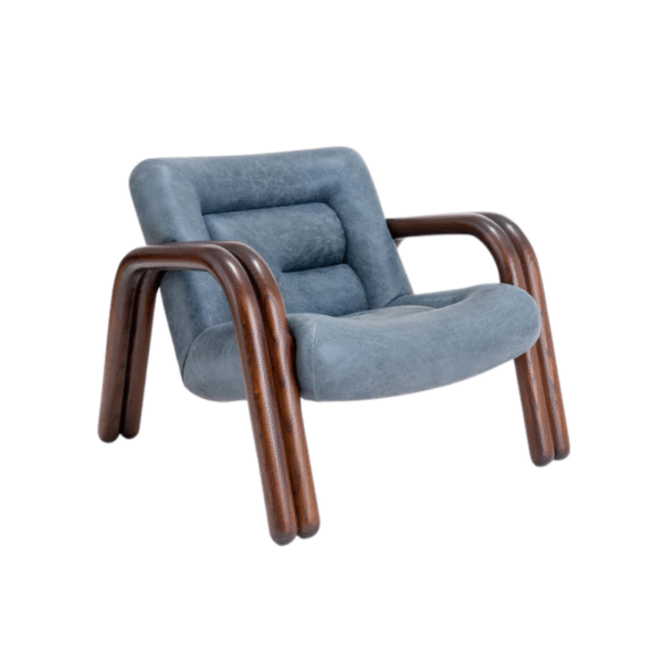 Furn Heaven Retro Blue Cafe Armchair