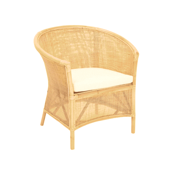 Furn Heaven Rustic Rattan Chair