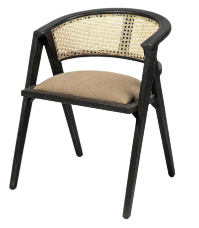 Rattan Back Dining Chair