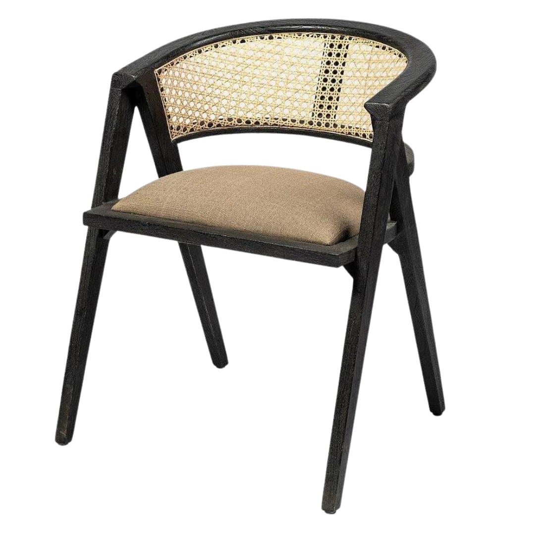 16 Rattan Back Dining Chair