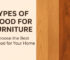 types of wood for furniture