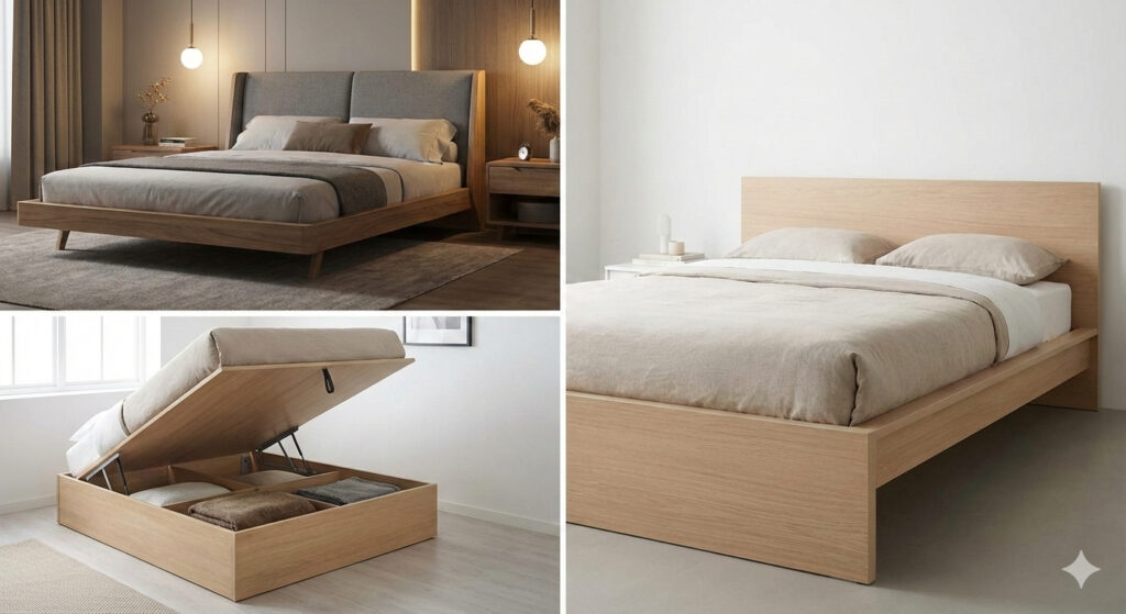 Plywood Bed Design
