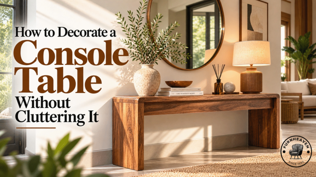 console table decor